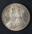 London Coins : A148 : Lot 2653 : Halfcrown 1895 Davies 667 dies 2B UNC and lustrous with hints of golden tone, slabbed and graded CGS...