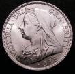 London Coins : A148 : Lot 2654 : Halfcrown 1896 Davies 668 dies 2A the scarcer of the two varieties Lustrous UNC, slabbed and graded ...