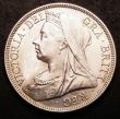 London Coins : A148 : Lot 2659 : Halfcrown 1900 ESC 734 EF and lustrous, the obverse with some light contact marks, graded 65 by CGS ...