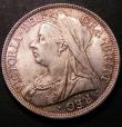London Coins : A148 : Lot 2660 : Halfcrown 1901 ESC 735 UNC and lustrous with golden tone, slabbed and graded CGS 78 (UIN 13515)