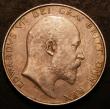 London Coins : A148 : Lot 2663 : Halfcrown 1903 ESC 748 EF with some contact marks, slabbed and graded CGS 60 scarce thus