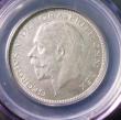 London Coins : A148 : Lot 2686 : Halfcrown 1927 Second Reverse Proof ESC 776 nFDC slabbed and graded CGS 88 (UIN 12637)