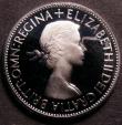 London Coins : A148 : Lot 2694 : Halfcrown 1953 Frosted Proof CGS variety 05. Davies dies 2A (as the standard Proof dies) with the ob...