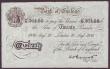 London Coins : A148 : Lot 60 : Twenty Pounds Peppiatt B243 Operation Bernhard German forgery dated 20th August 1936 series 53/M 301...