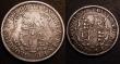 London Coins : A148 : Lot 646 : British West Indies (2) Quarter Dollar 1822 KM#3 Fine, One Eighth Dollar 1822 KM#2 Good Fine toned
