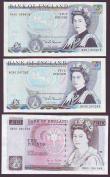 London Coins : A148 : Lot 70 : Five pounds Somerset B343 last series NC90 247262 UNC, &pound;5 Somerset B345 first series low numbe...