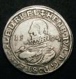 London Coins : A148 : Lot 707 : German States - Brunswick-Wolfenbuttel Quarter Thaler 1594 (hh) MB#262 (1/4 Spectacles-Thaler) Obver...