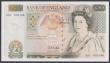 London Coins : A148 : Lot 73 : Fifty Pounds Kentfield B361 issued 1991 low number first run E01 000198, tiny counting flick at bott...