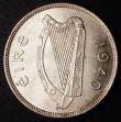 London Coins : A148 : Lot 775 : Ireland Halfcrown 1940 S.6633 Lustrous UNC with some light contact marks