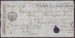 London Coins : A148 : Lot 93 : Margate Isle of Thanet Bank 40 day sight note dated 1799 series No.315 signed Francis Cobb & Son...