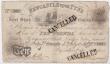 London Coins : A148 : Lot 97 : Newcastle upon Tyne Joint Stock &pound;10 dated 1836, series No.182, (Outing 1515e), ink Cancelled o...
