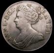 London Coins : A149 : Lot 1866 : Crown 1707 SEPTIMO ESC 104 VF with an edge nick by GRATIA Ex LCA 139 (Dec 2012) lot 1642 realised &p...