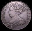London Coins : A149 : Lot 1870 : Crown 1713 Roses and Plumes ESC 109 EF with an attractive old blue and grey tone, the obverse with a...