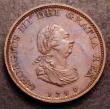 London Coins : A149 : Lot 2007 : Farthing 1799 Bronzed Proof Peck 1276 FDC with a few minor nicks, Ex-Cooke 299, Ex-Baldwins Auction ...