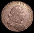 London Coins : A149 : Lot 2168 : Halfcrown 1720 20 over 17 ESC 590 EF the reverse very near so with some light adjustment lines on ei...