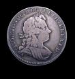 London Coins : A149 : Lot 2171 : Halfcrown 1726 ESC 593 Small Roses and Plumes. DECIMO TERTIO edge Ex-M.Kaufman Collection, Ex-R.Shut...