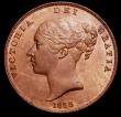 London Coins : A149 : Lot 2414 : Penny 1858 Large Date No WW Peck 1518 UNC with good subdued lustre