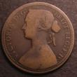 London Coins : A149 : Lot 2417 : Penny 1860 Beaded Border Satin 1, Gouby BP1860A1 Obverse A1 with R of REG rotated slightly forwards ...