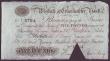 London Coins : A149 : Lot 243 : Wisbech & Lincolnshire Bank &pound;5 dated 1894 series No.X7704 for Gurney, Birkbeck, Barclay &a...