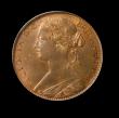 London Coins : A149 : Lot 2448 : Penny 1873 Freeman 64 dies 6+G Choice UNC with subdued lustre, slabbed and graded CGS 82, the joint ...