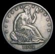 London Coins : A150 : Lot 1330 : USA Half Dollar 1862S type I Large S, Breen 4910 NVF