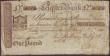 London Coins : A150 : Lot 136 : Leicester Bank &pound;1 dated 1812 series No.4654 for Bellairs Welby & Co., (Outing 1166a--later...