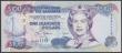 London Coins : A150 : Lot 152 : Bahamas $100 dated 2000 series Q441110, QE2 portrait, Pick67, light centre fold only, GEF to about U...