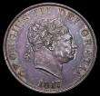 London Coins : A150 : Lot 2348 : Halfcrown 1817 Small Head Pattern ESC 627 the reverse with a slightly different shield, garnished an...