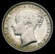 London Coins : A150 : Lot 2724 : Shilling 1871 ESC 1321 Die Number 12 UNC or near so and lustrous the reverse with a pleasant and col...