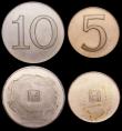 London Coins : A150 : Lot 341 : Decimal Coinage Trial Set a 5-coin set comprising 10 Pence 28mm diameter in cupro-nickel, weight 11....