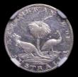 London Coins : A150 : Lot 882 : Australia Threepence Token 1860 Hogarth, Erichsen & Co, Sydney, New South Wales KM#Tn118, NGC AU...