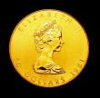 London Coins : A150 : Lot 922 : Canada Fifty Dollars 1981 1 ounce gold Maple Unc