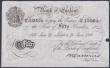 London Coins : A150 : Lot 95 : Fifty pounds Catterns white Operation Bernhard WW2 German forgery dated 20 June 1930 series 44/N 430...