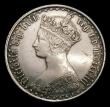 London Coins : A151 : Lot 1494 : Florin 1853 Last i over i, Davies 725, CGS type FL.V1.1853.04, VF, slabbed and graded CGS 45