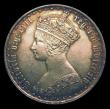 London Coins : A151 : Lot 1502 : Florin 1864 brit. (stop instead of colon) CGS variety 04, CGS type FL.V1.1864.04 Die Number 30, so f...