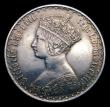 London Coins : A151 : Lot 1503 : Florin 1864 ESC 824, CGS type FL.V1.1864.01, Die Number 45, GVF, slabbed and graded CGS 50