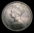 London Coins : A151 : Lot 1508 : Florin 1871 Davies 754 Dies 3B. Reverse B: Top Cross overlaps border beads, CGS type FL.V1.1871.04, ...