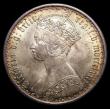 London Coins : A151 : Lot 1509 : Florin 1872 Davies 755 Dies 3A. Reverse A: Top Cross does not touch border beads, CGS type FL.V1.187...