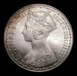 London Coins : A151 : Lot 1522 : Florin 1881 ESC 856, CGS type FL.V1.1856.01, GEF and lustrous with some light contact marks, slabbed...