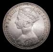 London Coins : A151 : Lot 1524 : Florin 1883 ESC 859, CGS type FL.V1.1883.01, EF, the obverse with some small spots, slabbed and grad...