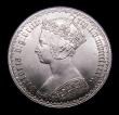 London Coins : A151 : Lot 1528 : Florin 1887 Gothic 46 Arcs ESC 866, CGS type FL.V1.1887.01 UNC and lustrous with some contact marks,...