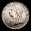 London Coins : A151 : Lot 1539 : Florin 1895 Davies 838, dies 2A, Obverse:- First I of VICTORIA points to a bead. Reverse :- Left han...