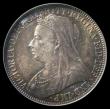 London Coins : A151 : Lot 1545 : Florin 1900 ESC 884, CGS type FL.V1.1900.01, Choice UNC with a rich and colourful tone, slabbed and ...