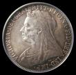 London Coins : A151 : Lot 1546 : Florin 1901 ESC 885, CGS type FL.V1.1901.01, UNC with a beautiful blue and gold tone, slabbed and gr...