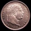 London Coins : A151 : Lot 1590 : Shilling 1819 9 over 8 ESC 1235A, CGS type SH.G3,1819.03, UNC and attractively toned, slabbed and gr...