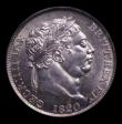 London Coins : A151 : Lot 1593 : Shilling 1820 ESC 1236, CGS type SH.G3.1820.01, UNC and lustrous, slabbed and graded CGS 82, the sec...