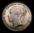 London Coins : A151 : Lot 1602 : Shilling 1842 ESC 1288, CGS type SH.V1.1842.01, UNC with an attractive golden tone, slabbed and grad...