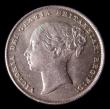 London Coins : A151 : Lot 1603 : Shilling 1844 ESC 1291, CGS type SH.V1.1844.01, UNC and lustrous, slabbed and graded CGS 80