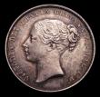 London Coins : A151 : Lot 1607 : Shilling 1856 ESC 1304, CGS type SH.V1.1856.01, A/UNC and attractively toned, slabbed and graded CGS...