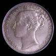 London Coins : A151 : Lot 1613 : Shilling 1868 ESC 1318, Die Number 33, CGS type SH.V1.1868.01, Choice UNC, attractively toned, slabb...